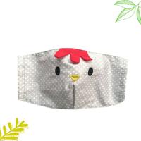 Gambar Masker Unik Karakter Bentuk Hewan - Ayam, Anak dari Precious One Official undefined 4 Tokopedia