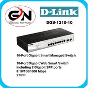 Gambar D-LINK DGS-1210-10 10-Port Gigabit Web Smart Switch + 2 Gigabit SFP dari Gudang Network. undefined 3 Tokopedia