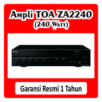 Gambar Amplifier TOA ZA 2240 240 Watt Mixer Original for 8 Horn Corong Masjid dari Surya TOA undefined 1 Tokopedia