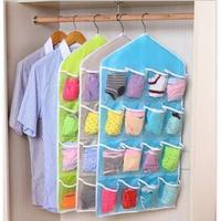 Gambar Pouch Hanging Gantung Organizer 16 Sekat Tempat Celana Dalam Storage - Hijau dari Spectro Store_NEW undefined 4 Tokopedia