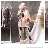 Gambar Baju Muslim Wanita Baju Gamis Model Kotak Kotak dari FatMan_Shop undefined 1 Tokopedia