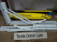 Gambar Siku Rak Lipat 18 inch Sanggahan Meja Belajar Portable Breket Dinding dari Alat Teknik Agnes Citra undefined 1 Tokopedia