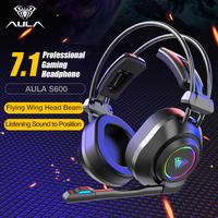 Gambar Headset Gaming AULA S-600 USB Virtual 7.1 Surround Sound - 4D Powerful dari Hobi Indonesia Official Store undefined 1 Tokopedia