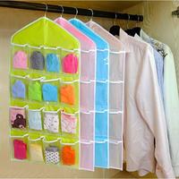 Gambar Pouch Hanging Gantung Organizer 16 Sekat Tempat Celana Dalam Storage - Hijau dari Spectro Store_NEW undefined 3 Tokopedia