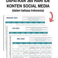 Gambar Social Media Content Calendar (Ide Konten Kalender Instagram) dari Konsultasi Pasangan undefined 3 Tokopedia