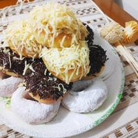Gambar Donat Coklat Keju Gula Polos - Gula dari Loe Poenja undefined 1 Tokopedia