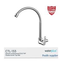 Gambar Kran Sink Fleksible Angsa Waterplus CTL -133/Kran Cuci Piring Tembok dari pacific Supplier undefined 1 Tokopedia