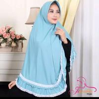 Gambar jilbab syari renda tumpuk - Hitam dari grosir shoes pasar anyar undefined 1 Tokopedia