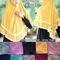 Gambar jilbab syari renda tumpuk - Hitam dari grosir shoes pasar anyar undefined 2 Tokopedia