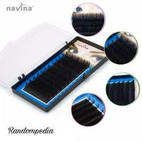 Gambar Navina Eyelash Extension 0.10D Silk Fake Lashes - 14mm 0.10D dari Randompedia Tokopedia undefined 2 Tokopedia