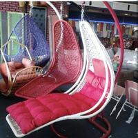 Gambar Ayunan selonjor outdoor/indoor rotan sintesis kursi ayun santai dari shopidia undefined 4 Tokopedia