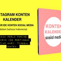 Gambar Social Media Content Calendar (Ide Konten Kalender Instagram) dari Konsultasi Pasangan undefined 1 Tokopedia