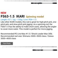Gambar Joran Zenaq Fokeeto Ikari FS63-1.5 Spinning NEW Handmade JP dari NORTH BLUE FISHING undefined 4 Tokopedia