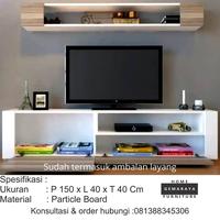 Gambar Meja TV Minimalis Lapis HPL dari Gemaraya Furniture undefined 2 Tokopedia
