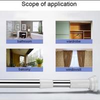 Gambar Tiang shower curtain stenliss /Tiang tirai kamar mandi stenliss lurus dari juragankitchen undefined 5 Tokopedia