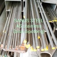 Gambar AS shaft stainless 304 3 inch 76,2 mm x 6 meter as shaft smooth rod dari BANUSSTEELL undefined 1 Tokopedia