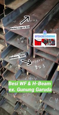 Gambar Besi H Beam 125 x 12 Meter SNI (Merk: Gunung Garuda) dari Sarana Doga Lestari undefined 2 Tokopedia