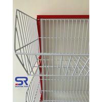 Gambar Rak Snack - Rak Roti Minimarket 4 Susun - Merah - LINK EKSPEDISI LUAR dari Sentra Rak Official Store undefined 5 Tokopedia