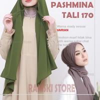 Gambar Pashmina Tali Diamond Kerudung Panjang Uk. 170 x 70 - DustyPink dari Ramski-store undefined 1 Tokopedia