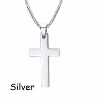 Gambar Kalung Salib Stainless Steel - Polos - Biru dari Cangcudz Beureumz undefined 5 Tokopedia