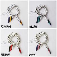 Gambar Scarf Polkadot Murah / Neck Scarf Klasik Vintage Style Limited Edition - Hijau dari Gaia.collec7ion undefined 1 Tokopedia