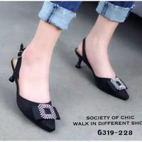 Gambar Sepatu high heels wanita sandal hils sendal permata f 13 - Hitam dari kanzhop_NEW undefined 1 Tokopedia
