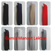 Gambar gamis manset lekton inner Astracollection spandex rayon super muslim - Abu Muda, L dari AstraCollection undefined 2 Tokopedia