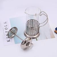 Gambar FRENCH PRESS / COFFEE PRESS / PLUNGER DUOLVQI MODEL GRID 350 ml dari Sameo Coffee undefined 4 Tokopedia