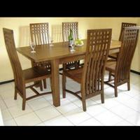 Gambar set meja makan minimalis 6 kursi dari shopidia undefined 4 Tokopedia