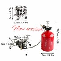 Gambar kompor multifuel gas camping ultralight minyak bensin no msr primus dari Nyai Outdoor undefined 5 Tokopedia