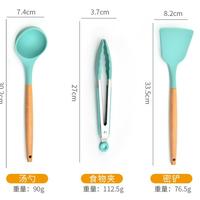 Gambar Silicone Utensil Set 11Pcs Peralatan Masak Set BPA Free Spatula - Rainbow dari Jaminmurah899 undefined 4 Tokopedia
