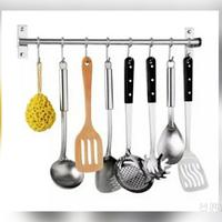 Gambar GANTUNGAN DAPUR STAINLESS T 80 Panjang 80 CM ( 8 kait ) dari sinar jaya pinangsia undefined 2 Tokopedia