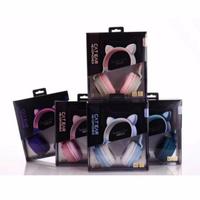 Gambar Headset Bluetooth Bando motif kucing/Headphone Untuk Belajar Anak-Anak - Biru Muda dari LB AKSESORIS undefined 3 Tokopedia