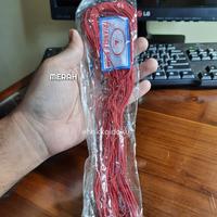 Gambar Tali Benang Karet Gelang Kalung Serat Elastis 1mm - Merah dari Hokkaido undefined 3 Tokopedia