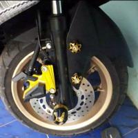 Gambar PAKET 12 ITEM/AKSESORIS YAMAHA NMAX-N MAX-VARIASI MOTOR YAMAHA N MAX - Warna Gold dari EVENGERS AKSESORIS undefined 3 Tokopedia