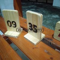 Gambar Nomor Meja Cafe Jati Belanda dari purnama carpentry undefined 1 Tokopedia