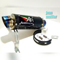 Gambar silencer knalpot racing saja karbon austin racing dari JEAN MUFFLER undefined 1 Tokopedia