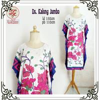 Gambar Daster Kalong Jumbo Selutut Batik Gajah Putih dari Toko Ghazia Bjm undefined 5 Tokopedia