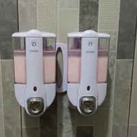Gambar Dispenser Sabun Shampoo 2 Tabung Soligen / Tempat Sabun Mandi&Shampoo dari Mandiri Batutulis undefined 4 Tokopedia