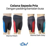Gambar celana sepeda padding busa pendek | celana sepeda balap - Dasar Hitan, M dari ayusportstore undefined 1 Tokopedia