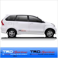 Gambar Cutting Sticker Body Mobil Stiker Variasi Mobil TRD Sportivo - Putih Merah dari Zafarani shoop undefined 1 Tokopedia