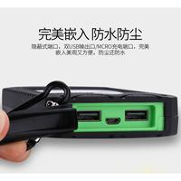 Gambar Power Bank 2 USB Port 10000mAh + Solar Panel + Kompas dari DEALZIDZ undefined 4 Tokopedia