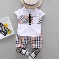 Gambar SETELAN ANAK LAKI IMPORT MURAH BRANDED TSHIRT POLO CELANA PENDEK - Putih, S/6-12bln dari Davine Baby and Kids Fashion undefined 3 Tokopedia