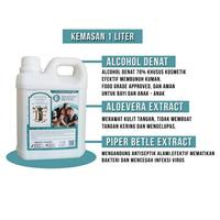 Gambar Hand Sanitizer 1 Liter Tlf | Hand sanitizer BPOM | Antiseptik dari Berkahstoresby undefined 1 Tokopedia