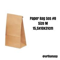 Gambar Paper Bag M #8 Ukuran 16 x 31 dari Artha Mas Plastik undefined 1 Tokopedia