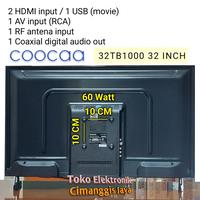 Gambar TV LED COOCAA 32 INCH dari Toko Elektronic Cimanggis Jaya undefined 4 Tokopedia