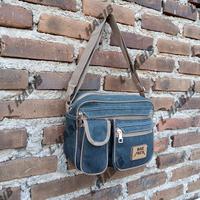 Gambar Tas selempang slempang pria kanvas sk2 - abu tua dari toko argene undefined 5 Tokopedia
