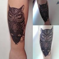 Gambar Tato temporary Tato palsu Burung Hantu dari Ct Eq 1 undefined 3 Tokopedia