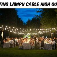 Gambar lampu cafe outdoor anti hujan 5m 5 meter filamen edison vintag - 5METER 5 FITING dari eco led lighting undefined 2 Tokopedia
