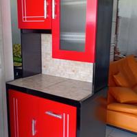 Gambar lemari piring dan sayur 2 pintu model kitchen set dari jayaabadimebelBogor undefined 3 Tokopedia